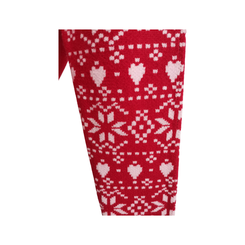 Women's Jacquard Crew Neck Pullover