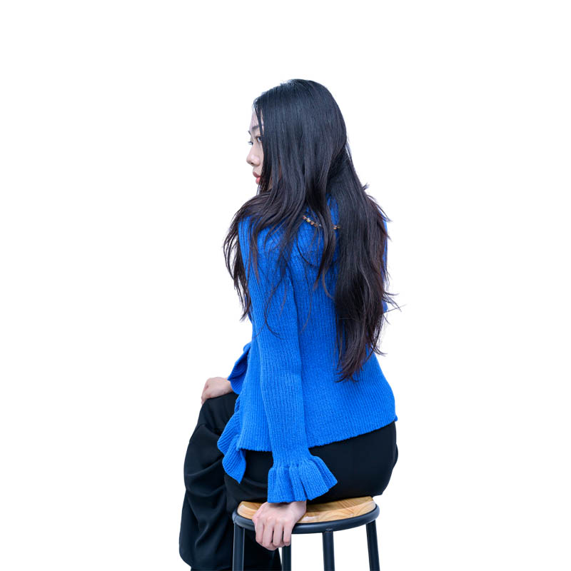 Women's Ruffle Cardigan