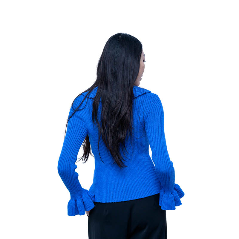 Women's Ruffle Cardigan