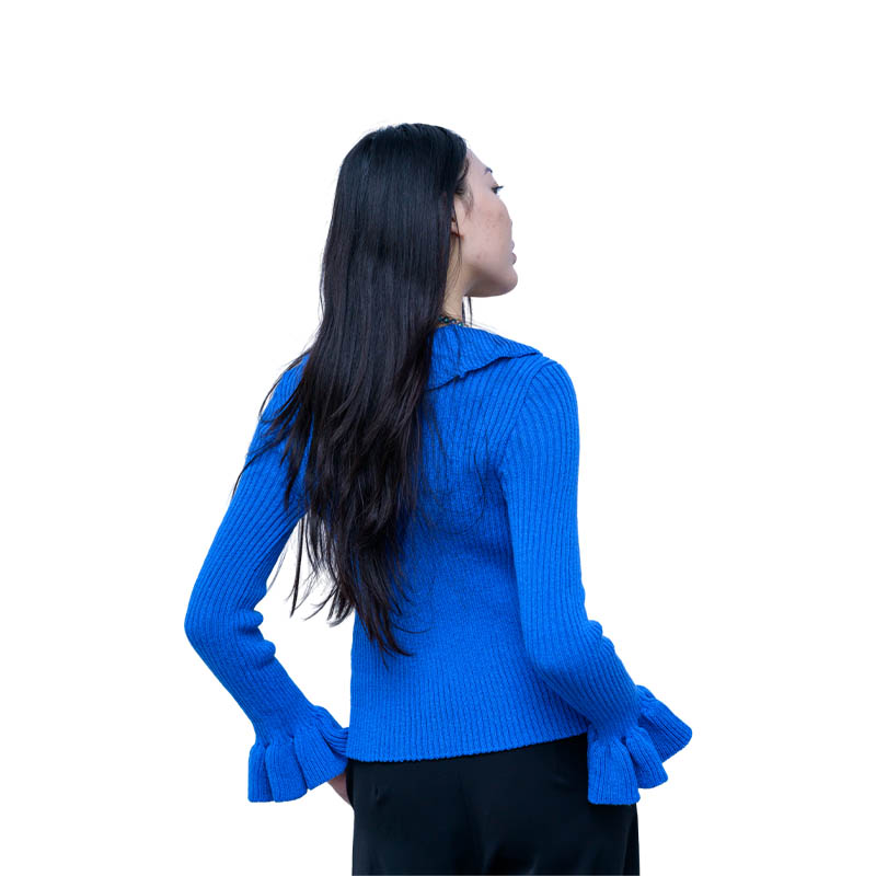 Women's Ruffle Cardigan