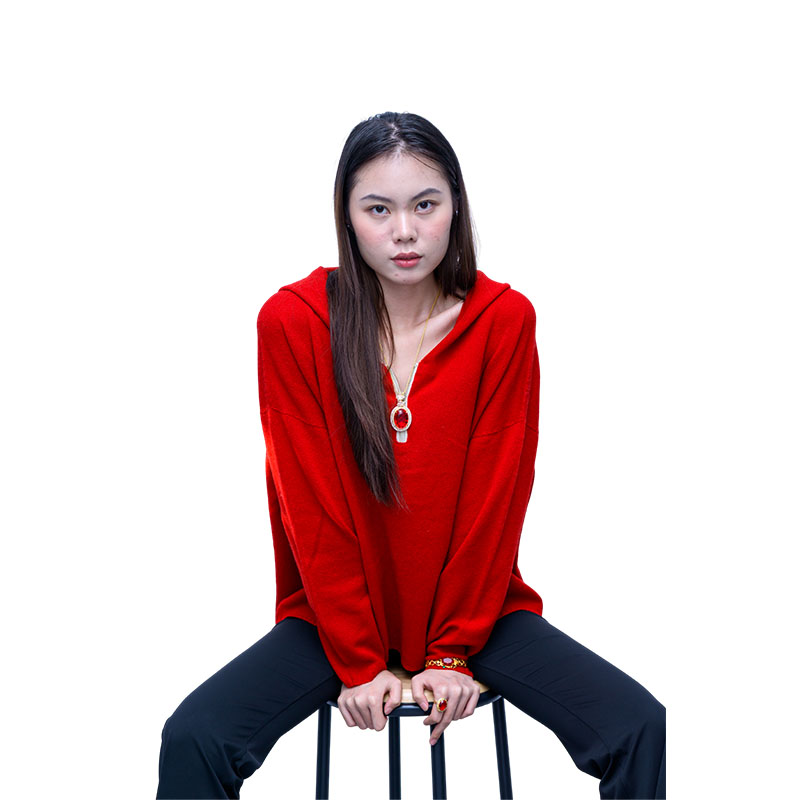 Seamless Hooded Sweater