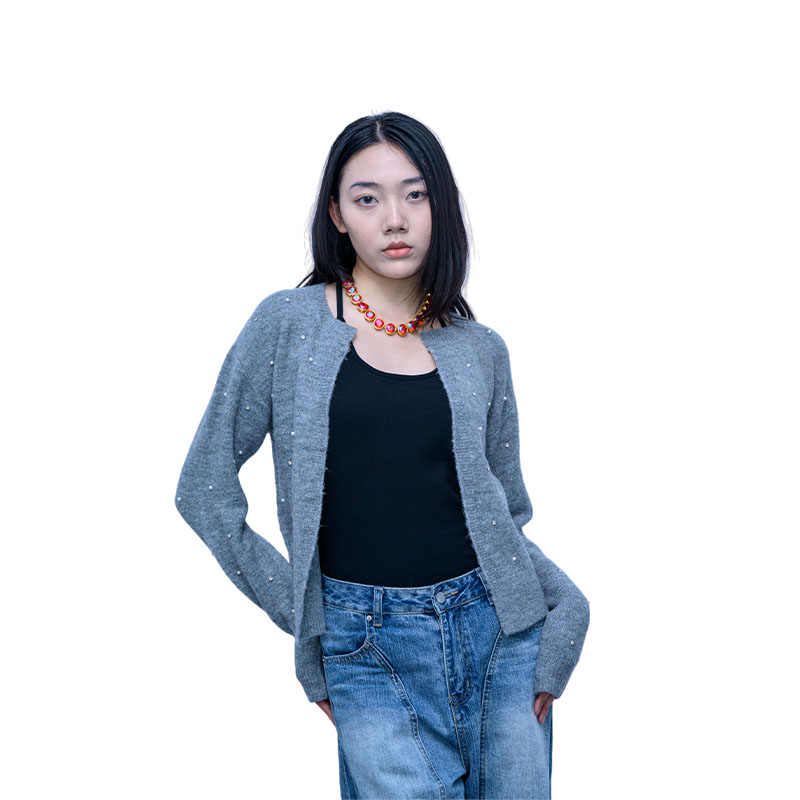 Women's Beaded Cardigan