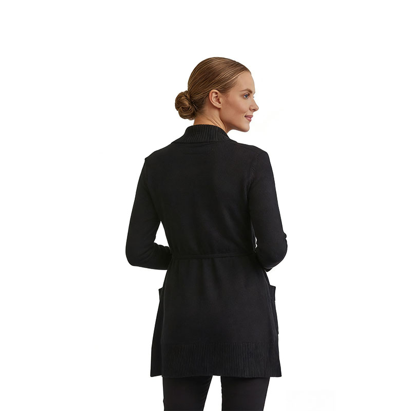 Midnight Tie-Waist Cardigan