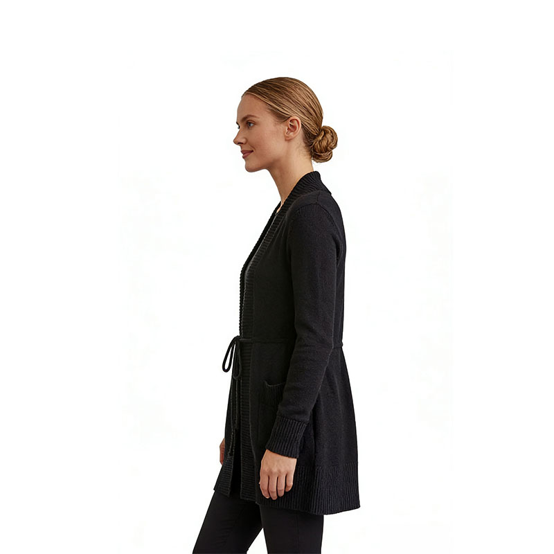 Midnight Tie-Waist Cardigan
