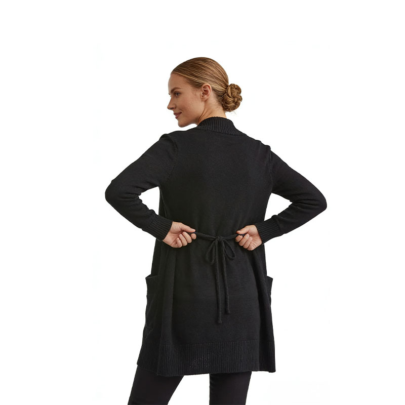 Midnight Tie-Waist Cardigan